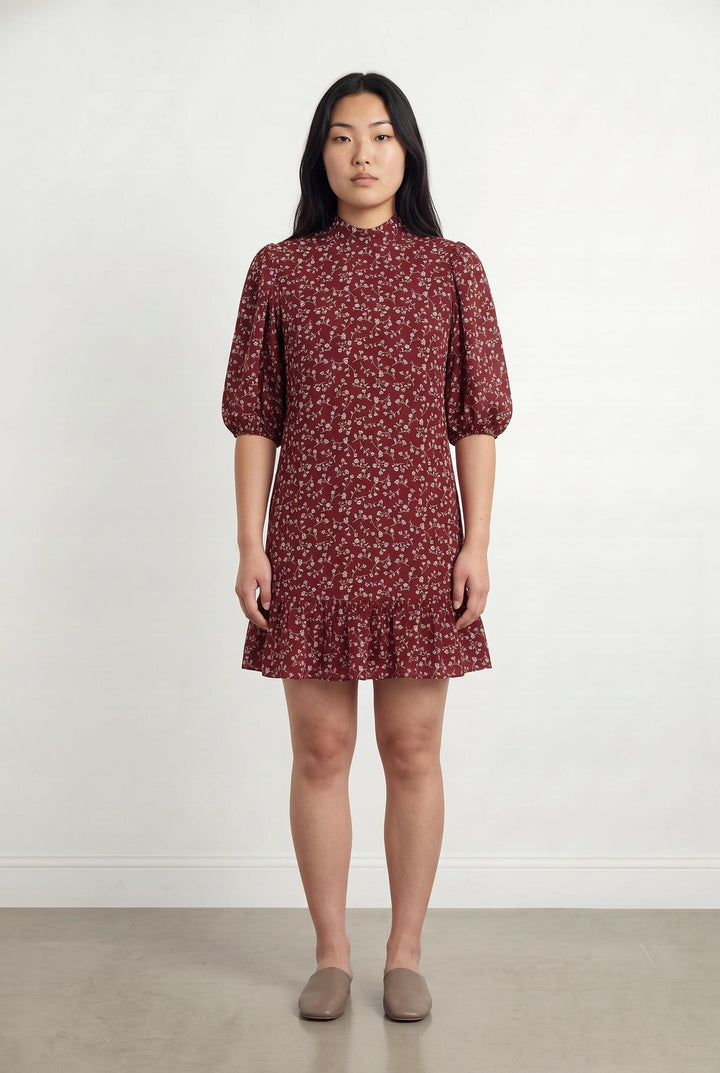 Robe Courte Bordeaux - Taille L/40