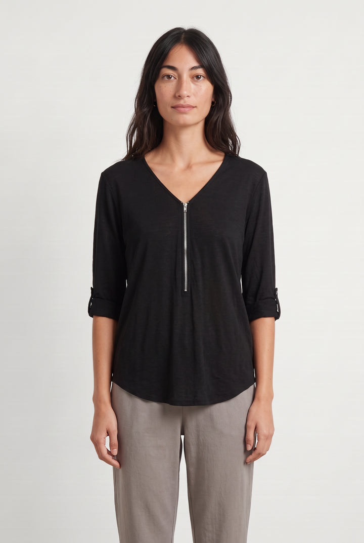 Tee-shirt Noir - Taille XS/34