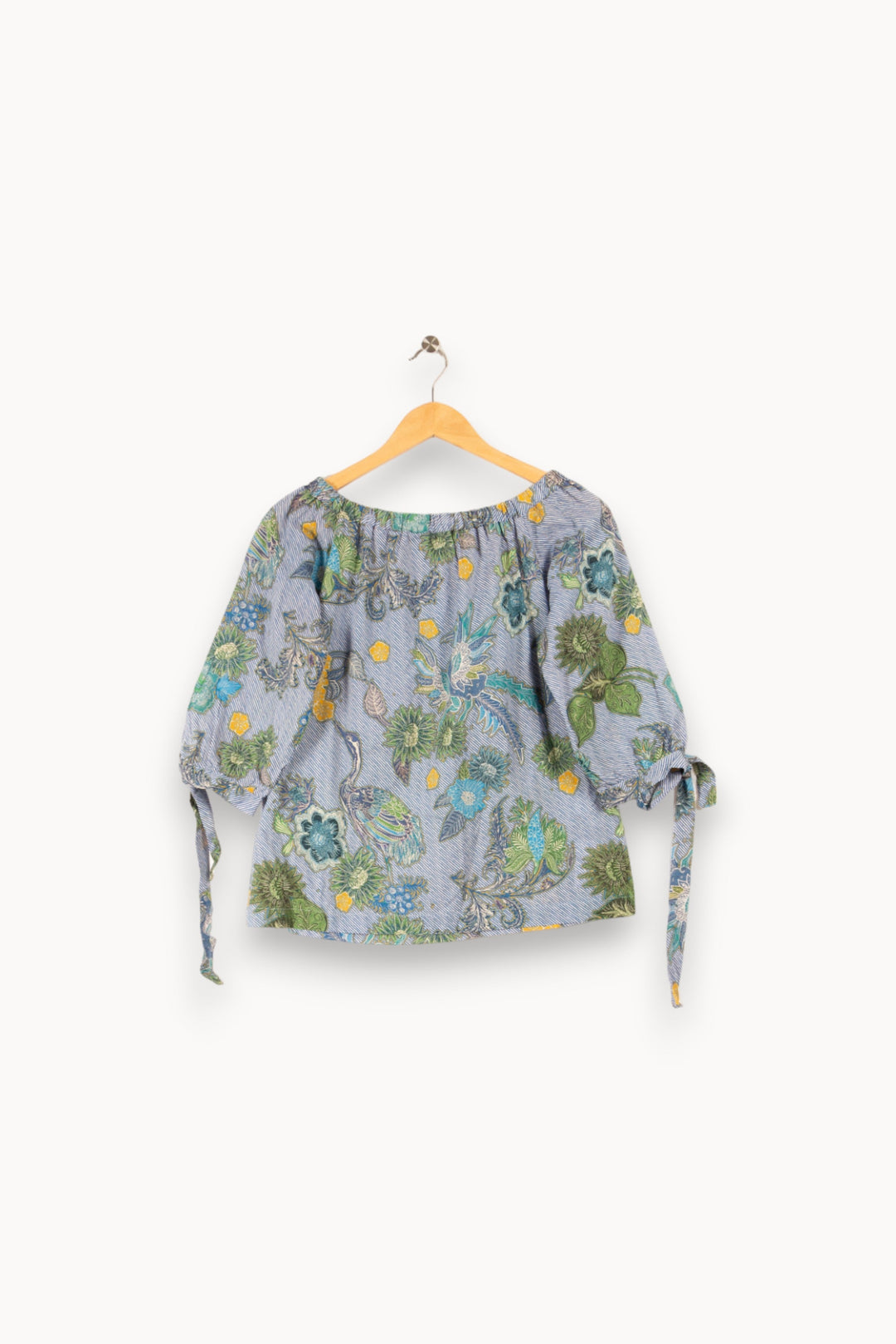 Blouse épaules rayé - S/36