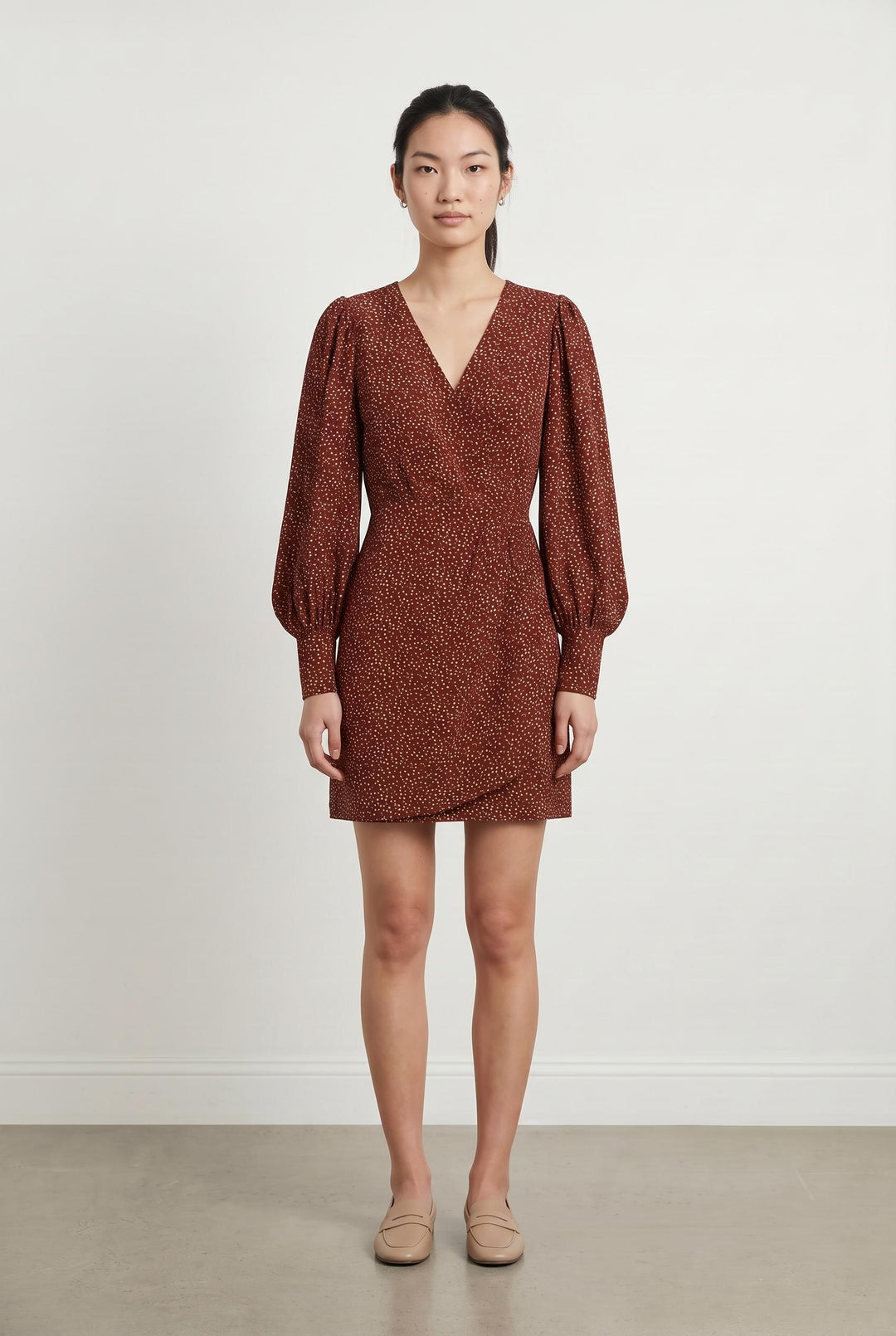 Robe Courte Bordeaux - Taille S/36