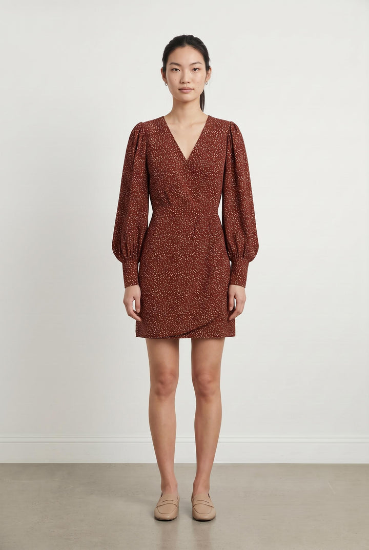 Robe Courte Bordeaux - Taille S/36
