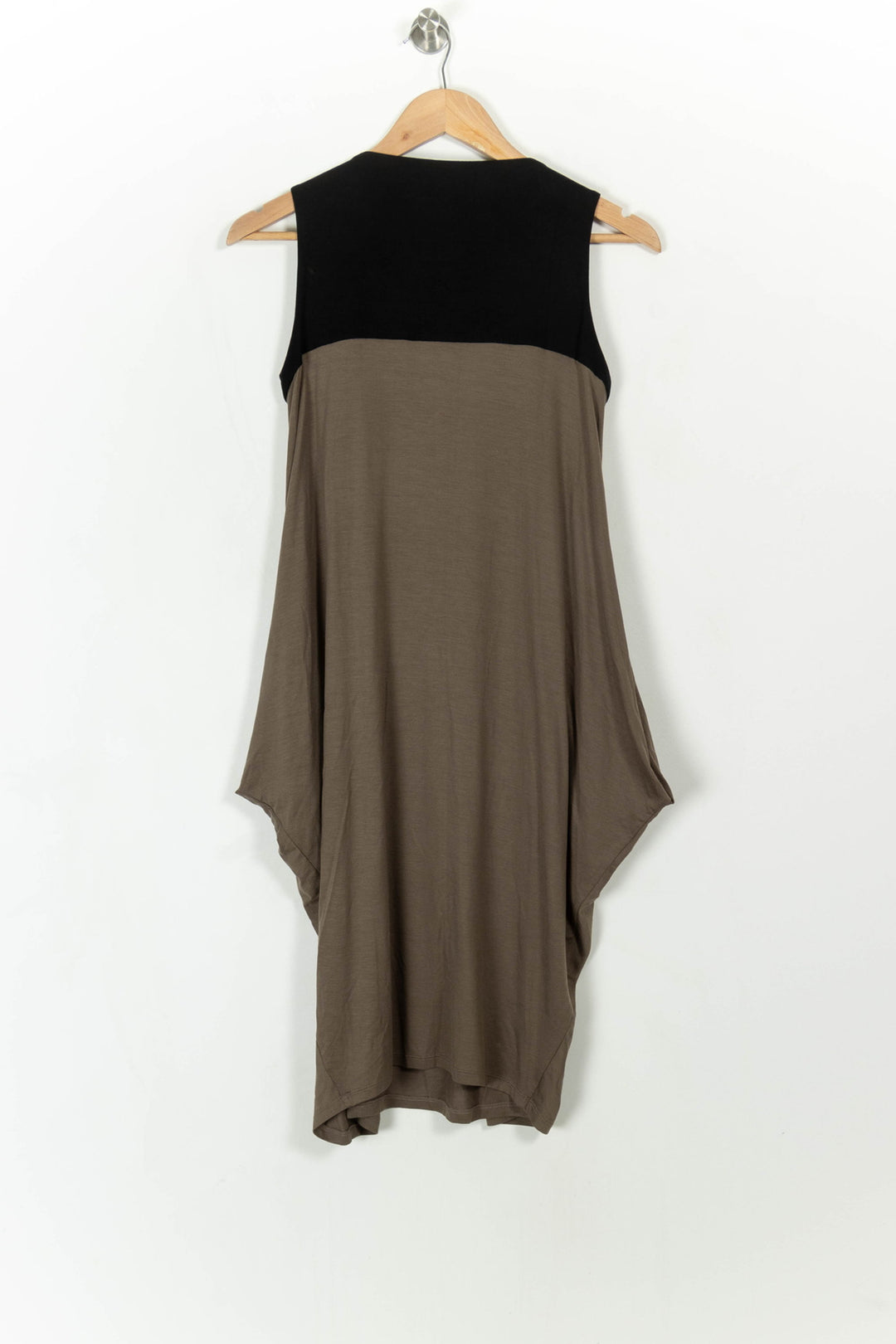 Robe Sans Manches Marron et Noire - Taille S/36 de la marque Paule Ka | PARAD10948 - Vendu par Paradigme - Image 4