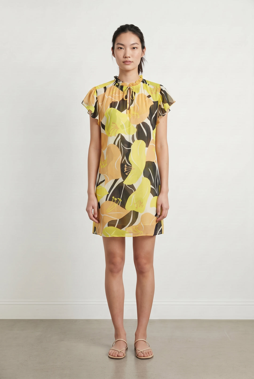 Robe Courte Jaune - Taille S/36