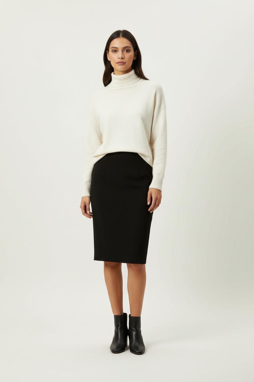 Jupe Noire - Taille M/38 de la marque Paule Ka | PARAD10952 - Vendu par Paradigme - Image 1