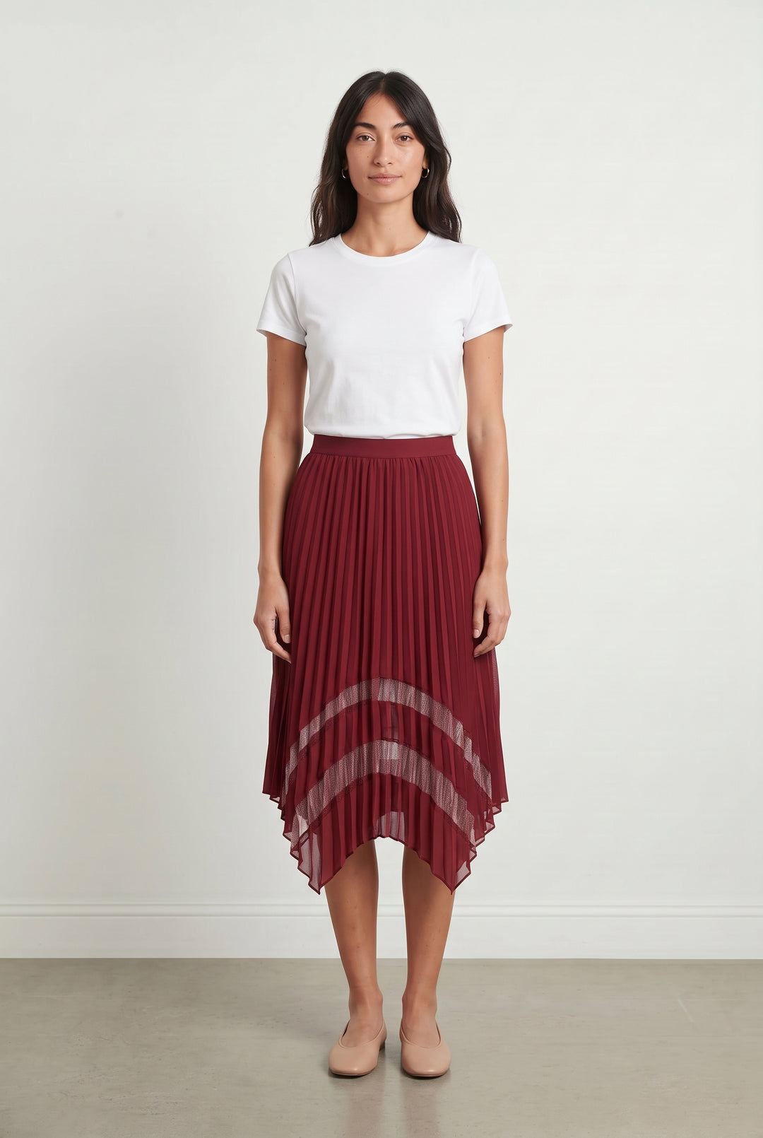 Jupe Bordeaux - Taille XS/34
