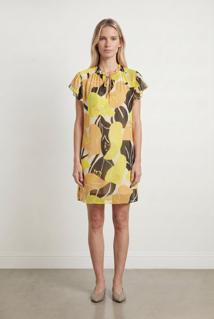 Robe Courte Jaune - Taille XS/34