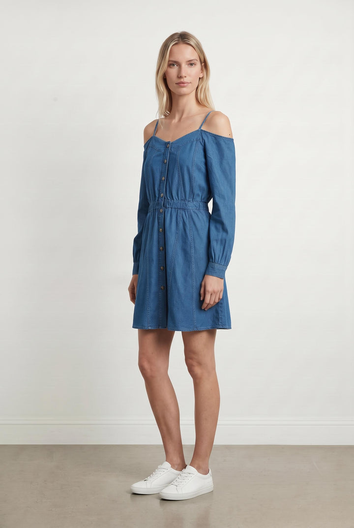 Robe Courte Bleue - Taille M/38