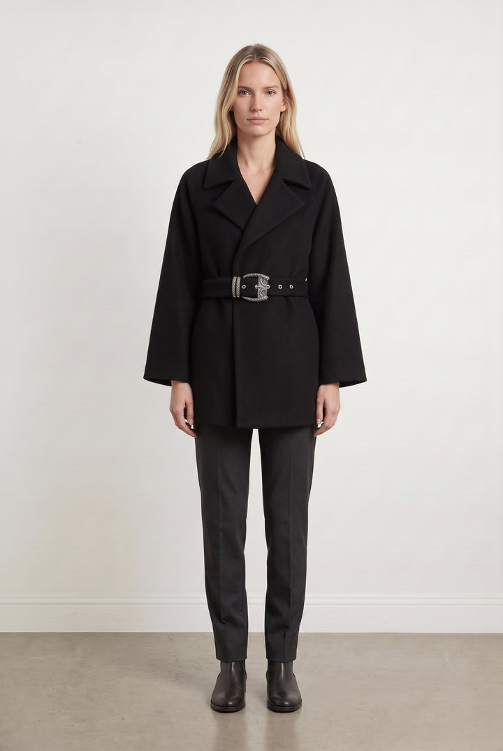 Manteau Noir - Taille XS/34