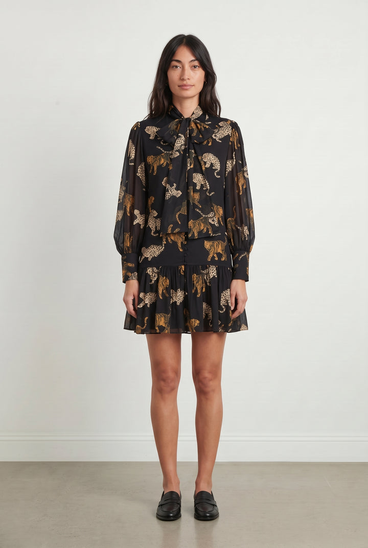 Robe Courte Marron - Taille S/36