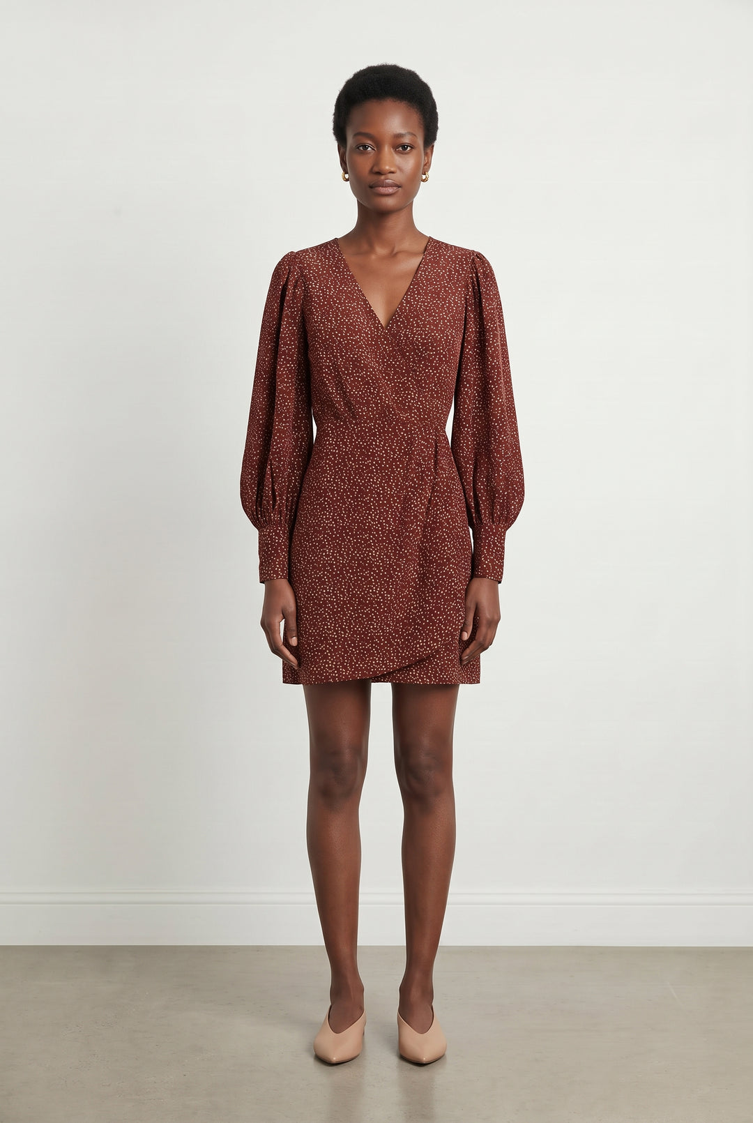 Robe Courte Bordeaux - Taille S/36