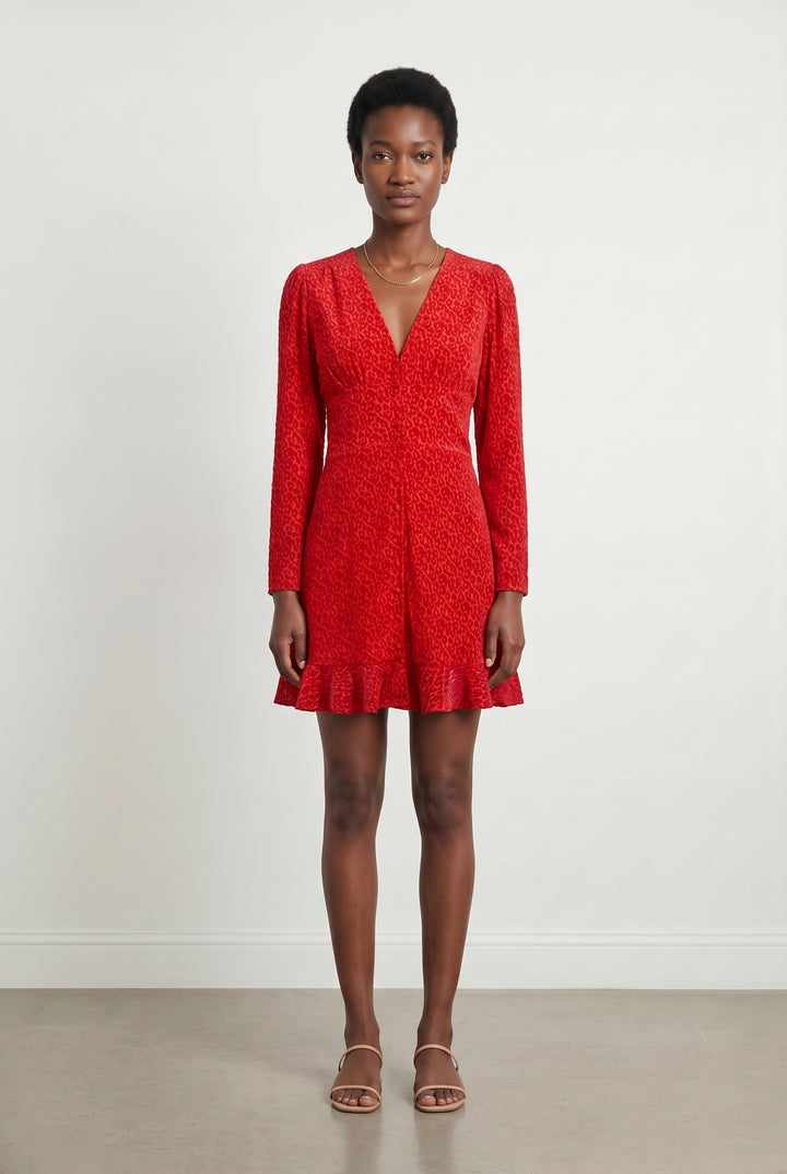 Robe Courte Rouge - Taille S/36
