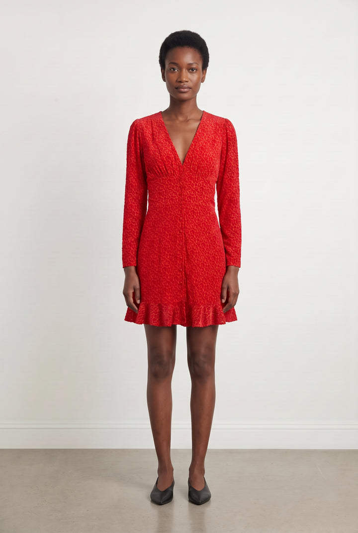 Robe Courte Rouge - Taille M/38