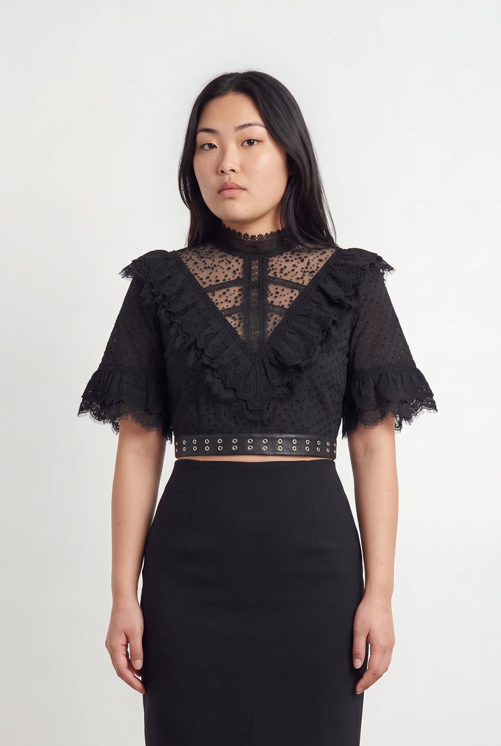 Top Noir - Taille L/40