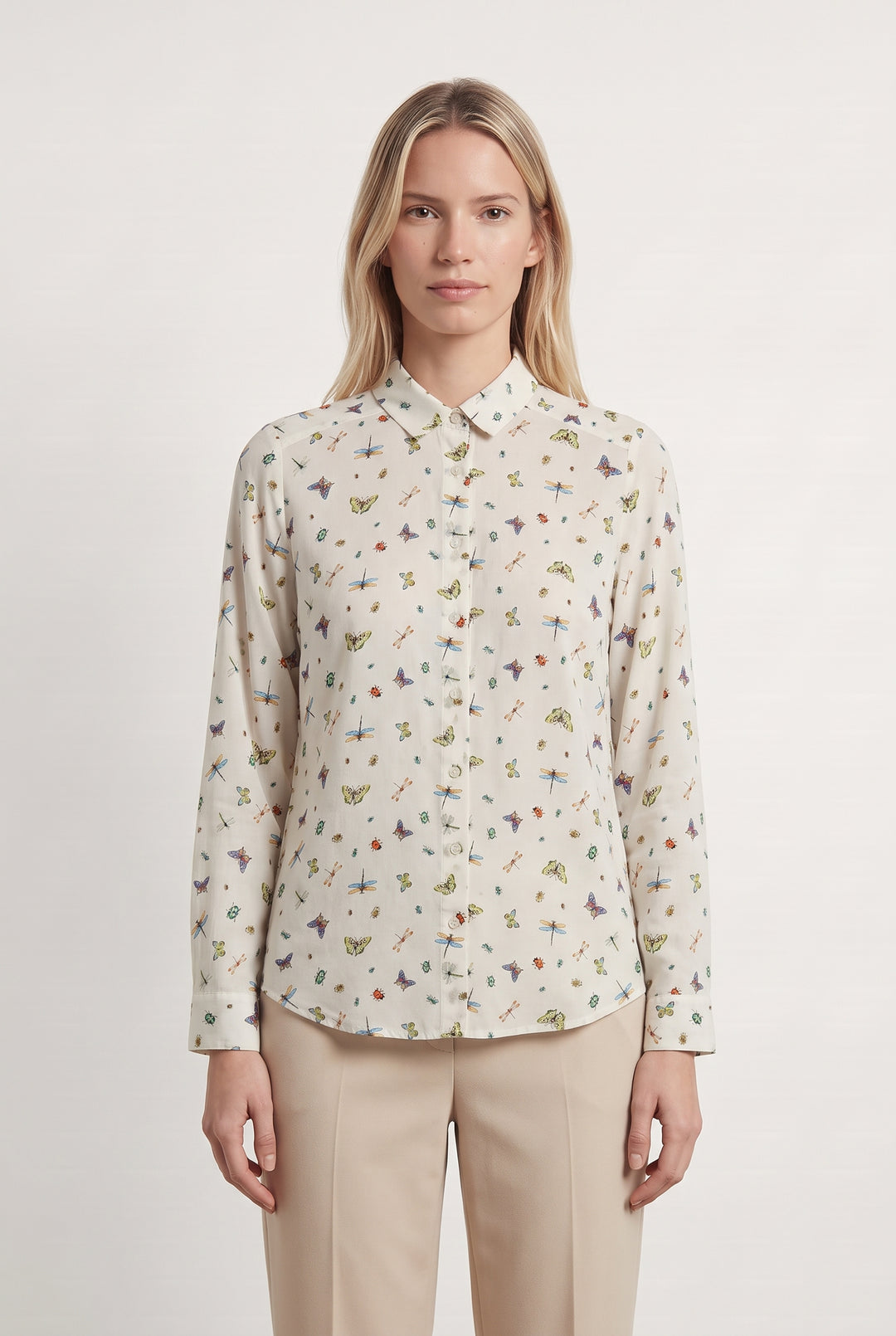 Chemisier Beige - Taille XS/34