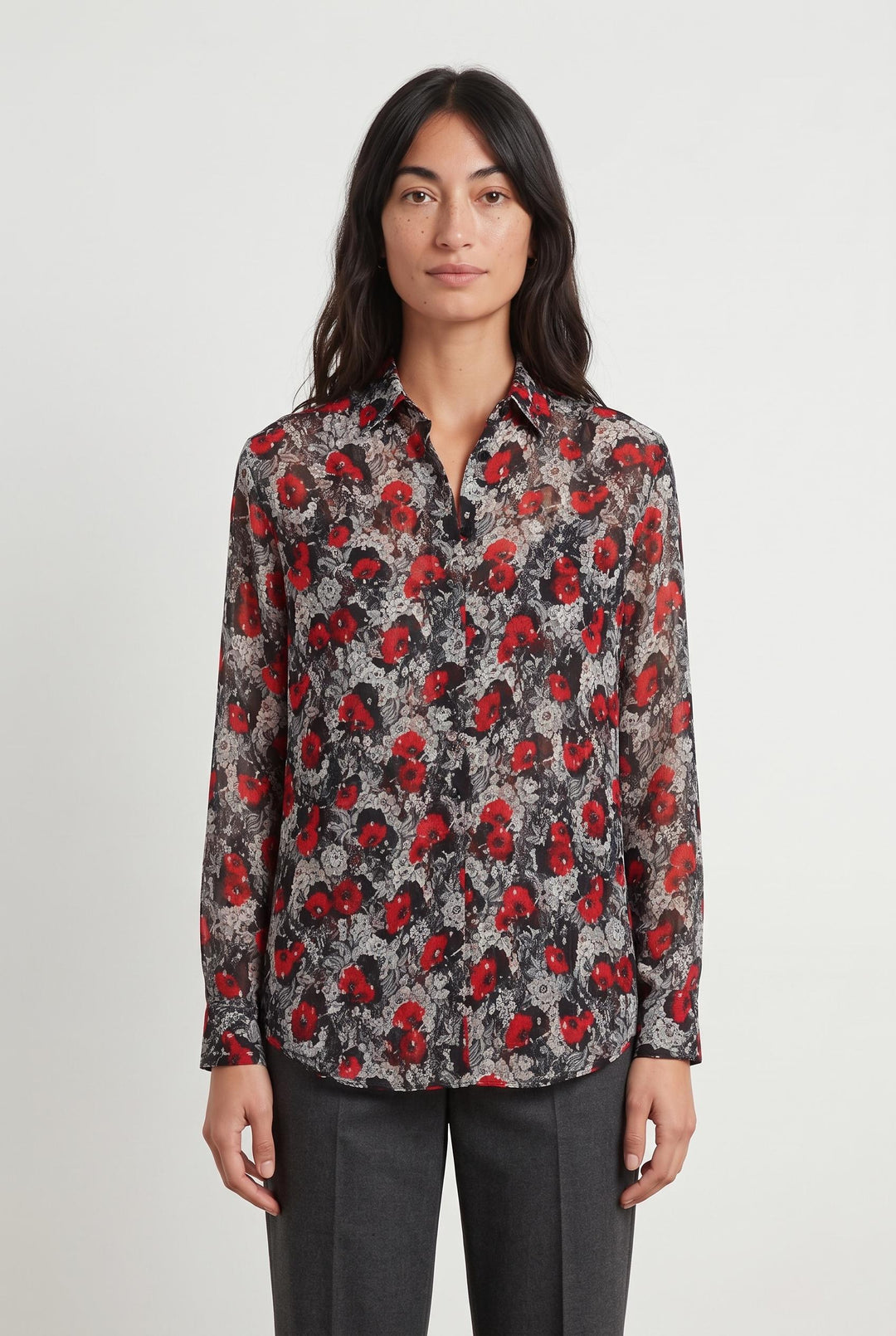 Chemisier Grise - Taille S/36