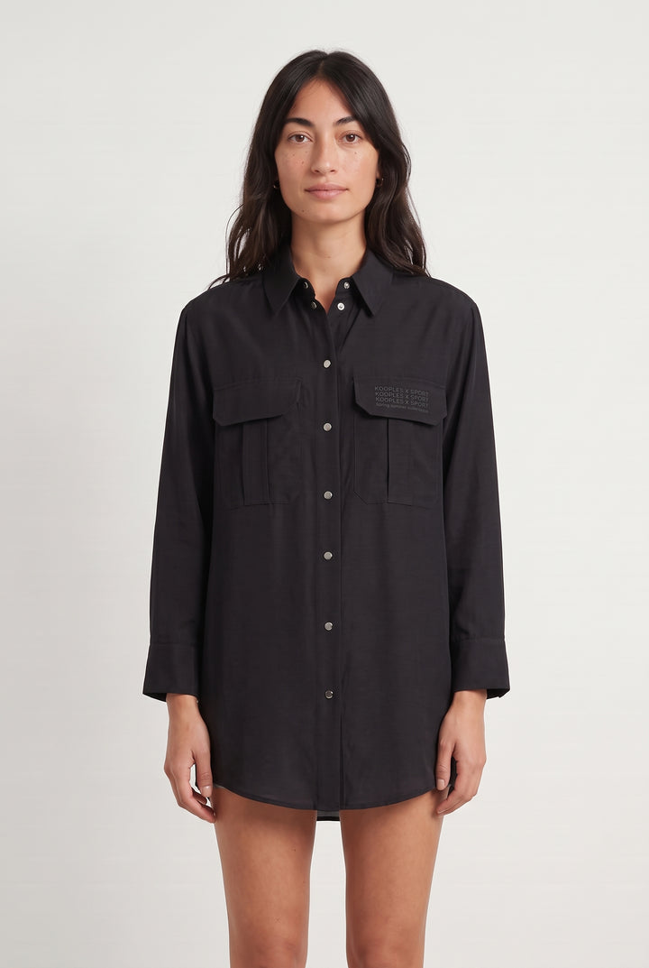 Chemisier Noire - Taille S/36