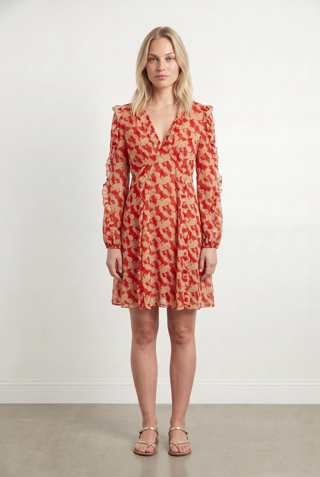 Robe Courte Rouge - Taille L/40