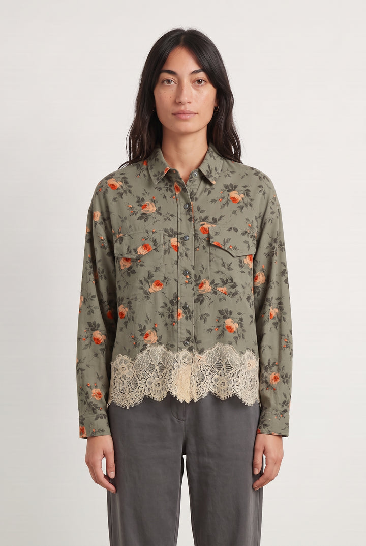 Chemisier Verte - Taille XS/34