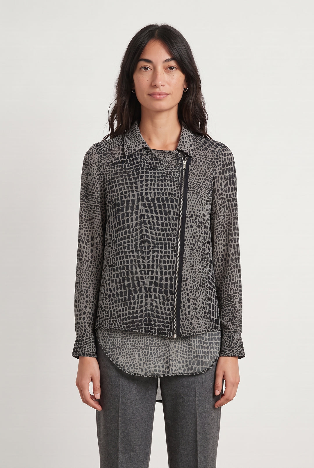 Chemisier Grise - Taille XS/34