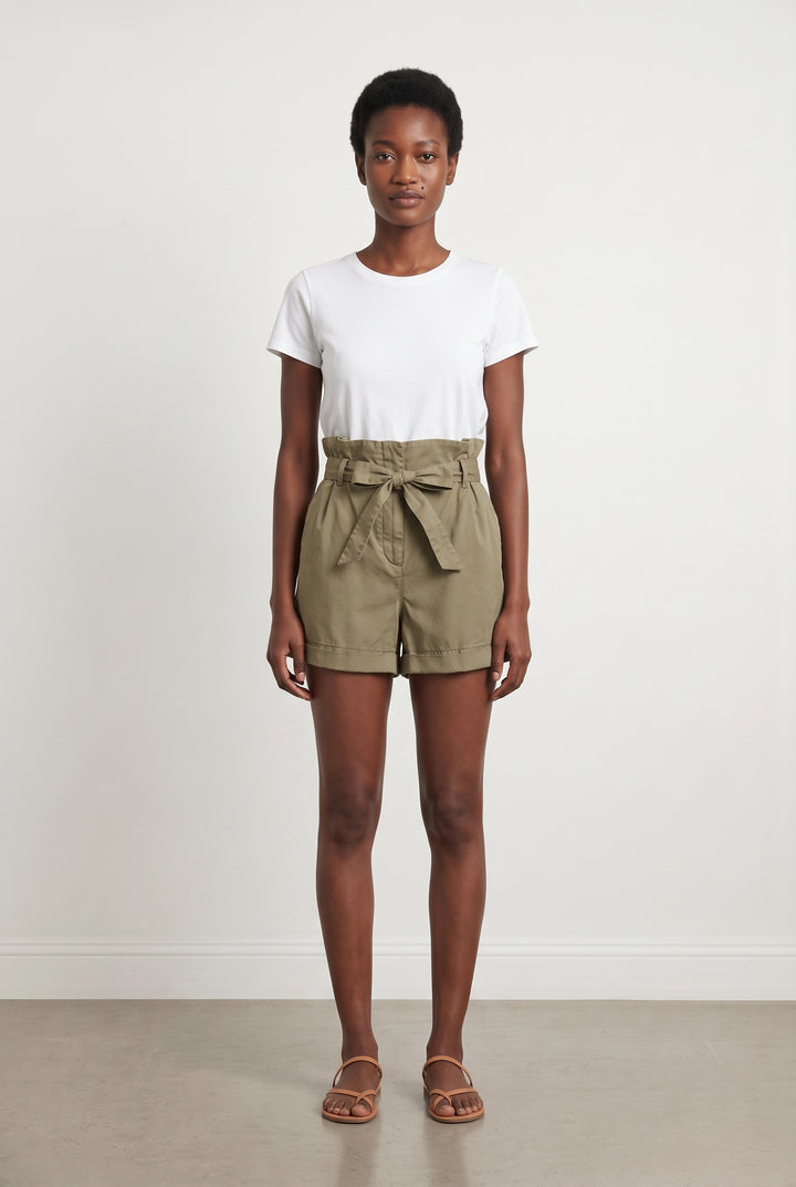 Short Taille Haute Beige - Taille S/36 de la marque IKKS | PARAD110720 - Vendu par Paradigme - Image 1
