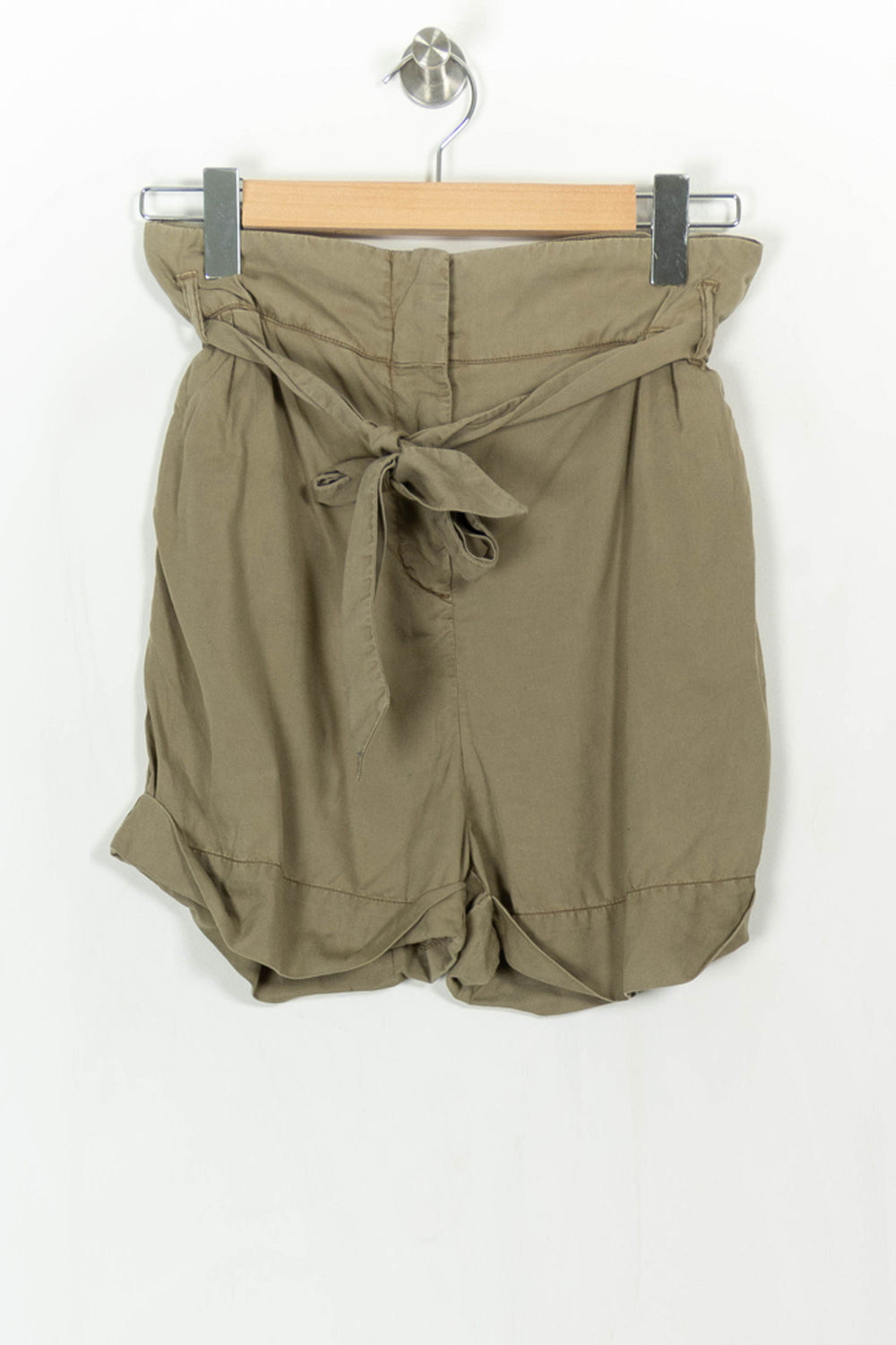 Short Taille Haute Beige - Taille S/36 de la marque IKKS | PARAD110720 - Vendu par Paradigme - Image 2