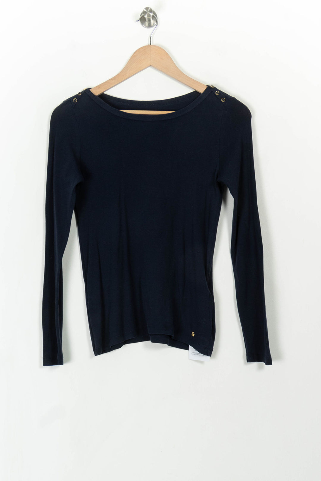 Tee-shirt Manches Longues Bleu - Taille S/36 de la marque Des petits hauts | PARAD110723 - Vendu par Paradigme - Image 2