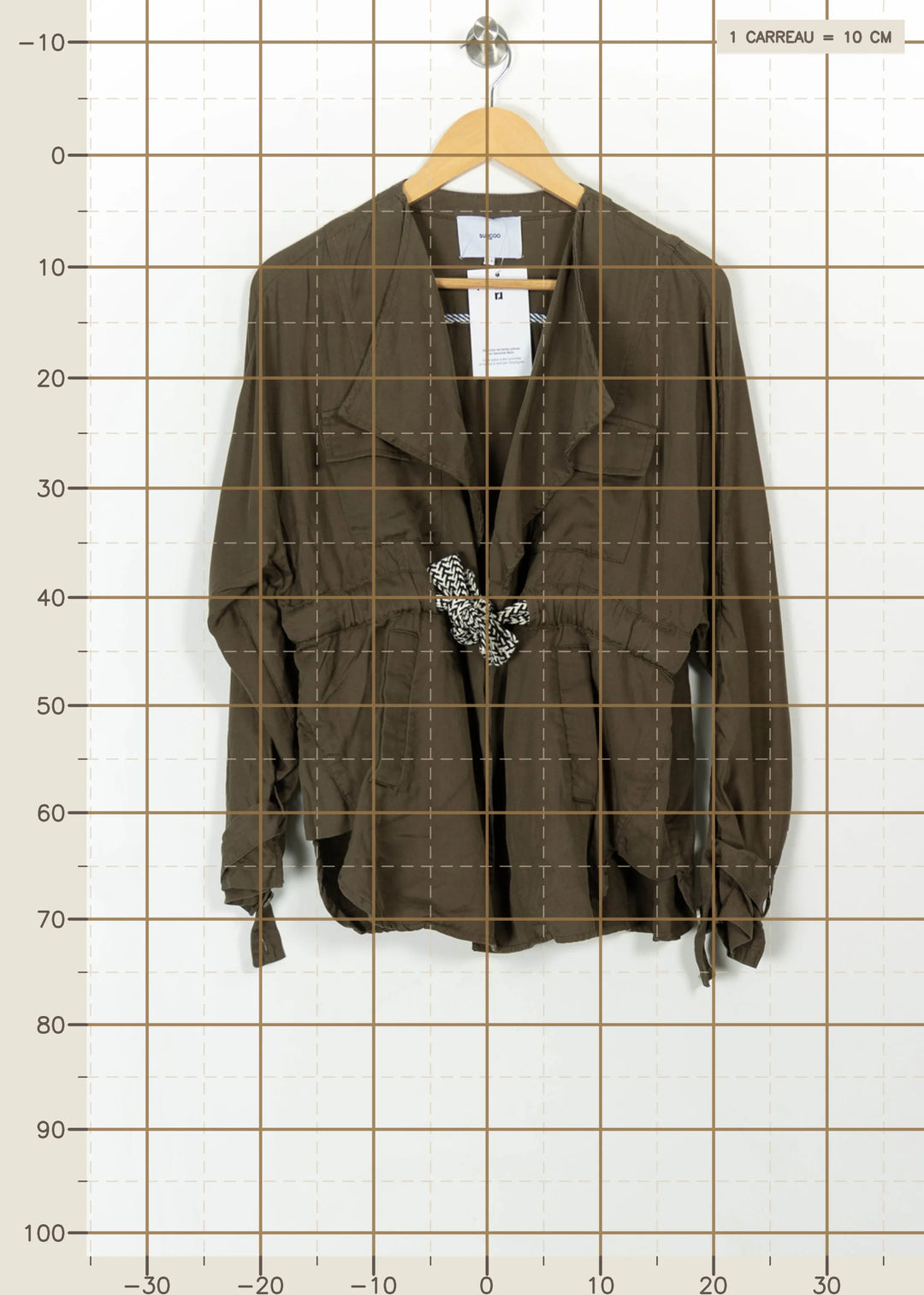 Veste Verte - Taille S/36 de la marque Suncoo | PARAD110725 - Vendu par Paradigme - Image 4