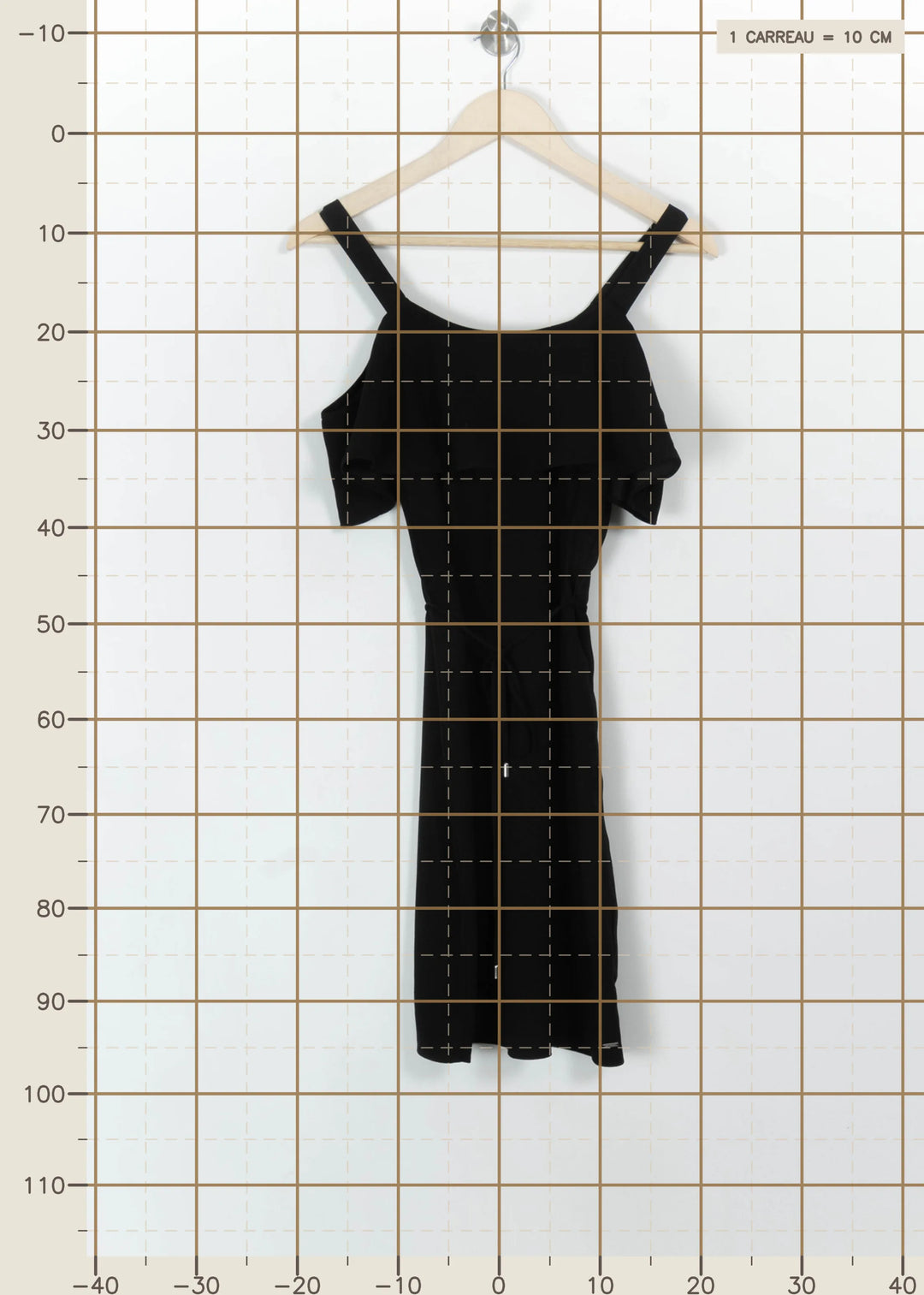 Robe Courte Noire - Taille XS/34 de la marque IKKS | PARAD110726 - Vendu par Paradigme - Image 4