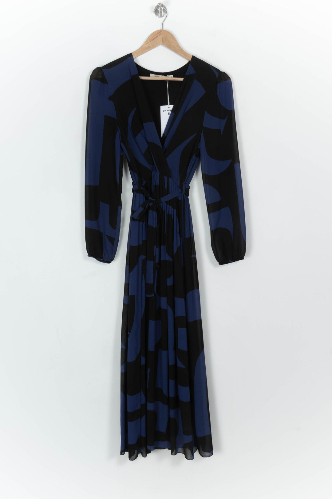 Robe Longue Bleue et Noire - Taille S/36 de la marque La Fée Maraboutée | PARAD110732 - Vendu par Paradigme - Image 2