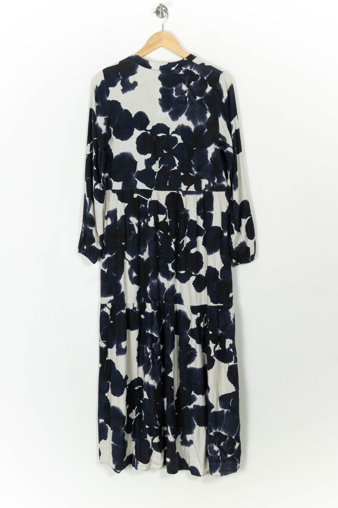 Robe longue bleue et blanche - Taille S/36 de la marque La Fée Maraboutée | PARAD110737 - Vendu par Paradigme - Image 5