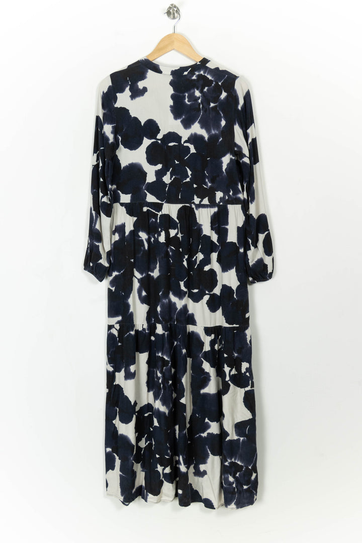 Robe longue bleue et blanche - Taille S/36 de la marque La Fée Maraboutée | PARAD110737 - Vendu par Paradigme - Image 5