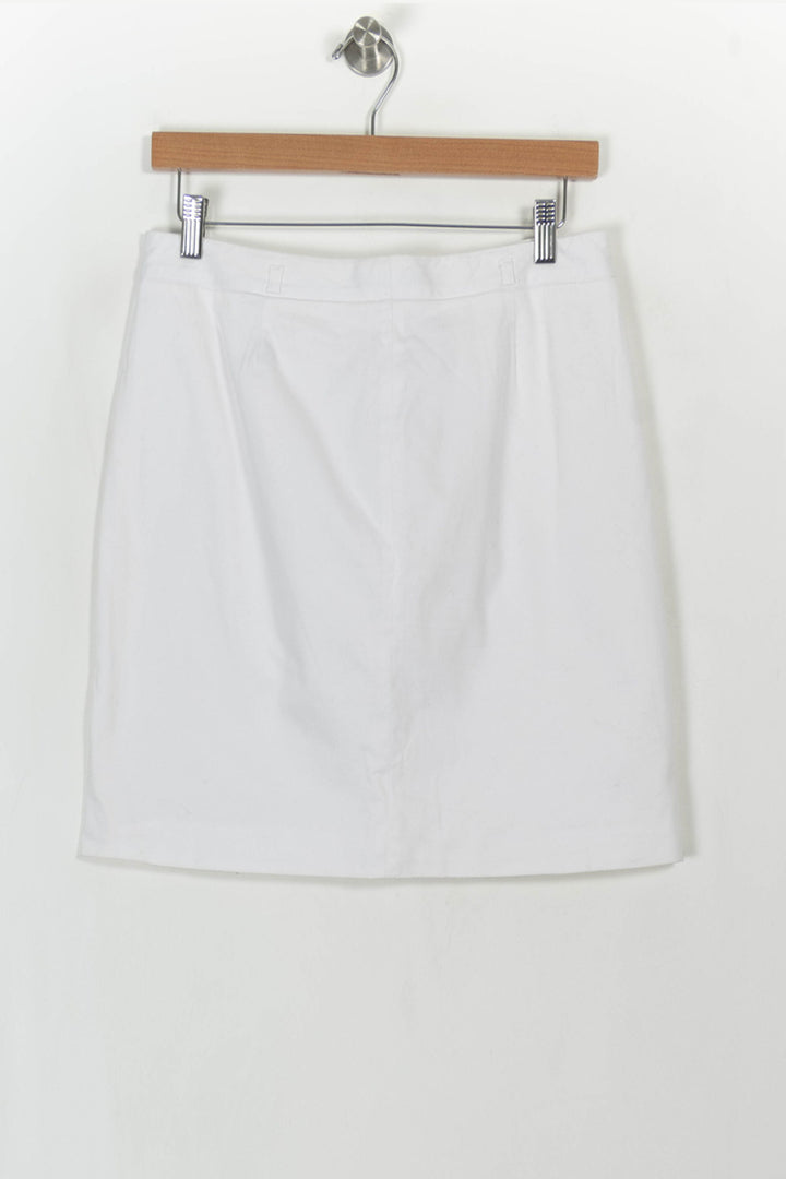 Jupe Courte Blanche - Taille M/38 de la marque Caroll | PARAD110740 - Vendu par Paradigme - Image 5