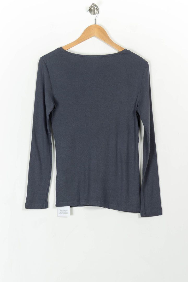 Tee-shirt Manches Longues Bleu - Taille L/40 de la marque Caroll | PARAD110742 - Vendu par Paradigme - Image 5