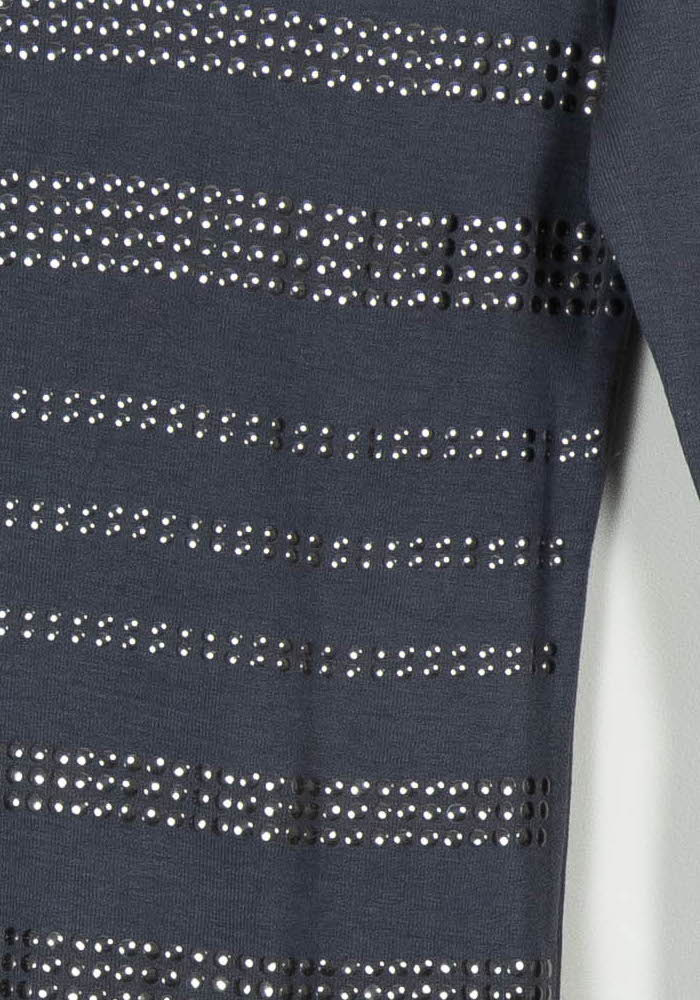 Tee-shirt Manches Longues Bleu - Taille L/40 de la marque Caroll | PARAD110742 - Vendu par Paradigme - Image 3