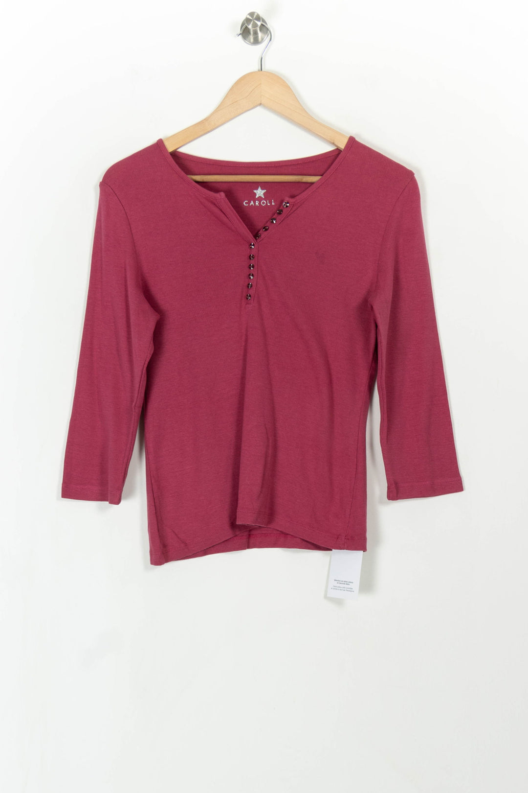 Tunique Rose - Taille L/40 de la marque Caroll | PARAD110745 - Vendu par Paradigme - Image 2