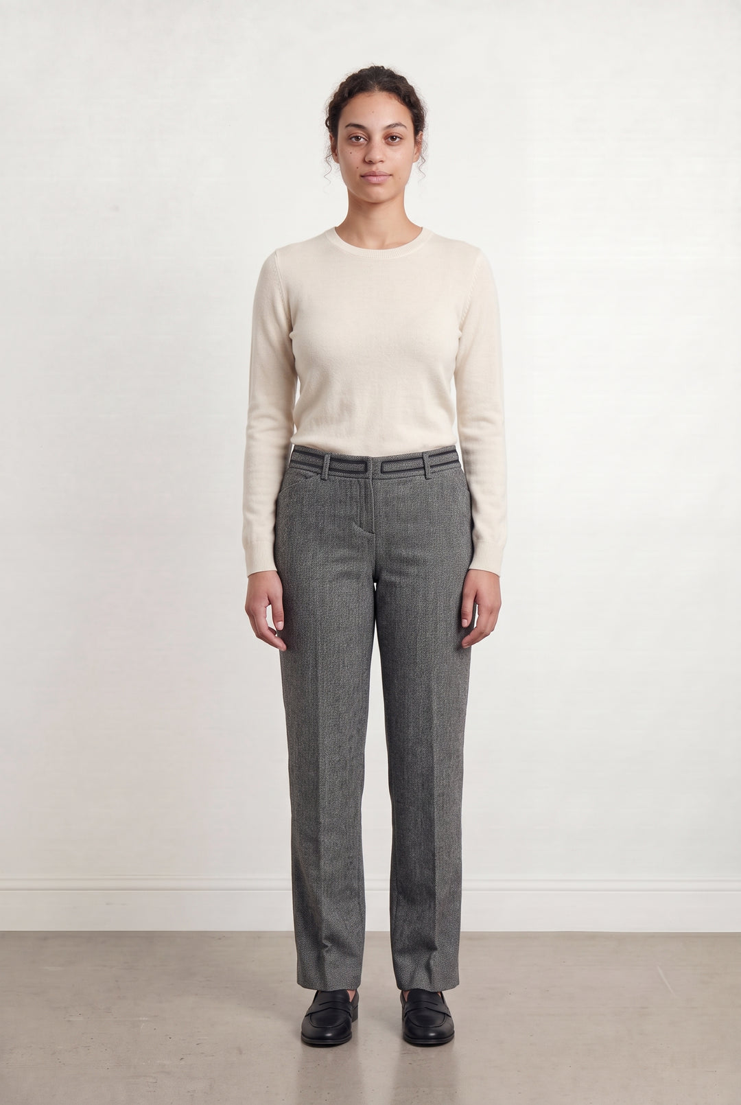 Pantalon Gris - Taille L/40 de la marque Caroll | PARAD110746 - Vendu par Paradigme - Image 1