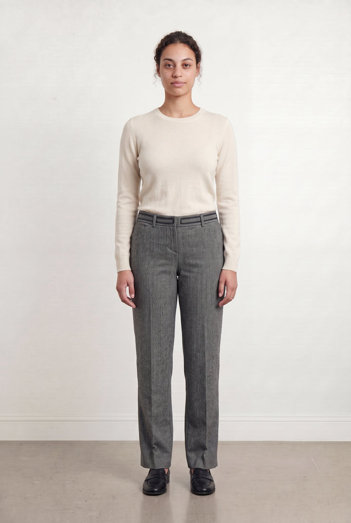 Pantalon Gris - Taille L/40 de la marque Caroll | PARAD110746 - Vendu par Paradigme - Image 1