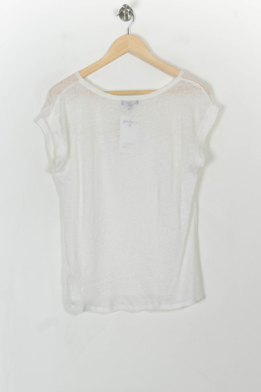 Tee-shirt Blanc - Taille L/40 de la marque Caroll | PARAD110747 - Vendu par Paradigme - Image 5
