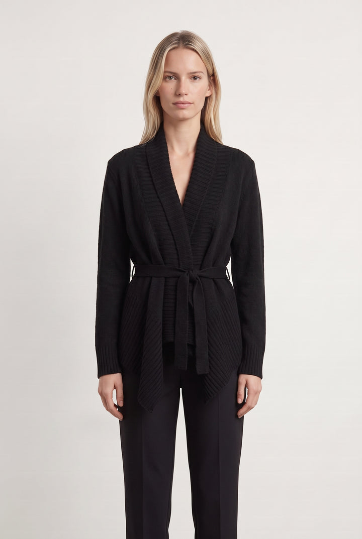 Cardigan Noir - Taille M/38 de la marque Caroll | PARAD110749 - Vendu par Paradigme - Image 1
