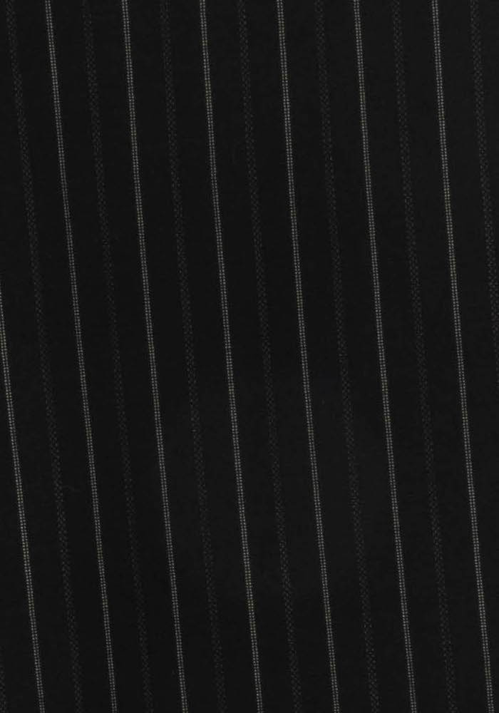 Pantalon Large Noir à Rayures - Taille L/40 de la marque Caroll | PARAD110759 - Vendu par Paradigme - Image 3