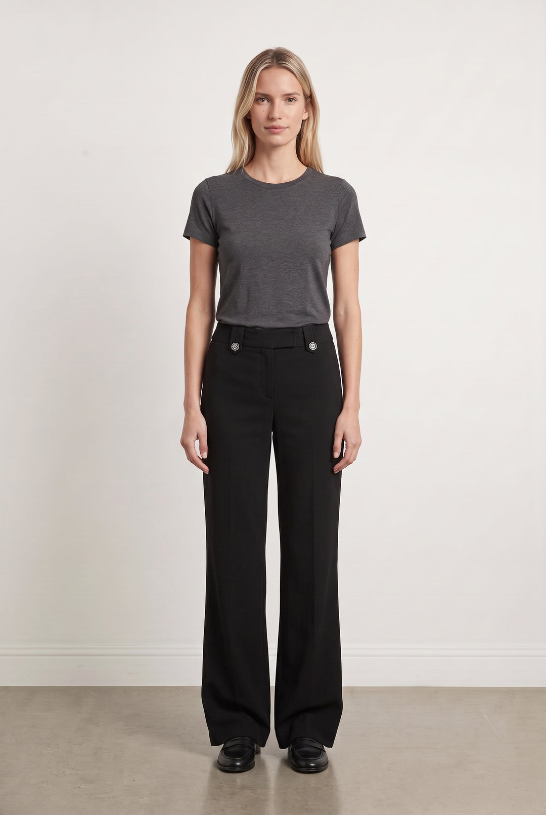 Pantalon Noir - Taille M/38 de la marque Caroll | PARAD110761 - Vendu par Paradigme - Image 1