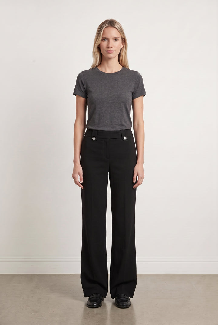Pantalon Noir - Taille M/38 de la marque Caroll | PARAD110761 - Vendu par Paradigme - Image 1