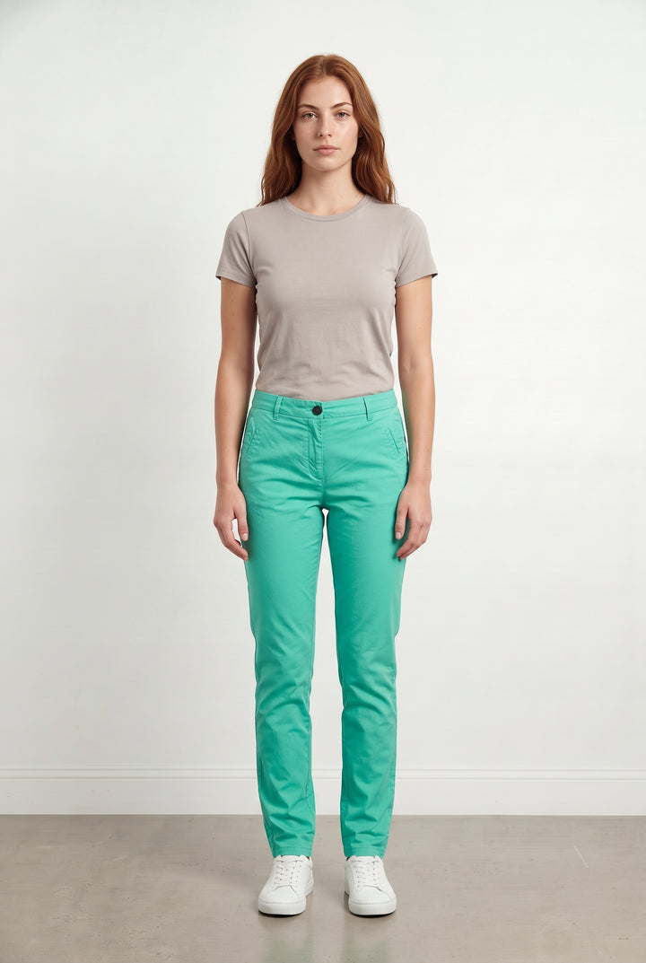 Pantalon Vert - Taille M/38 de la marque Caroll | PARAD110766 - Vendu par Paradigme - Image 1