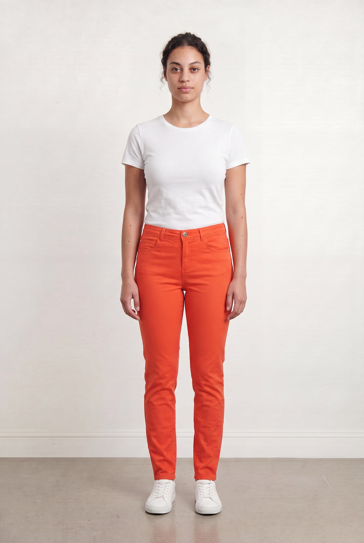 Pantalon Chino Rouge - Taille L/40 de la marque Maison 123 | PARAD110770 - Vendu par Paradigme - Image 1
