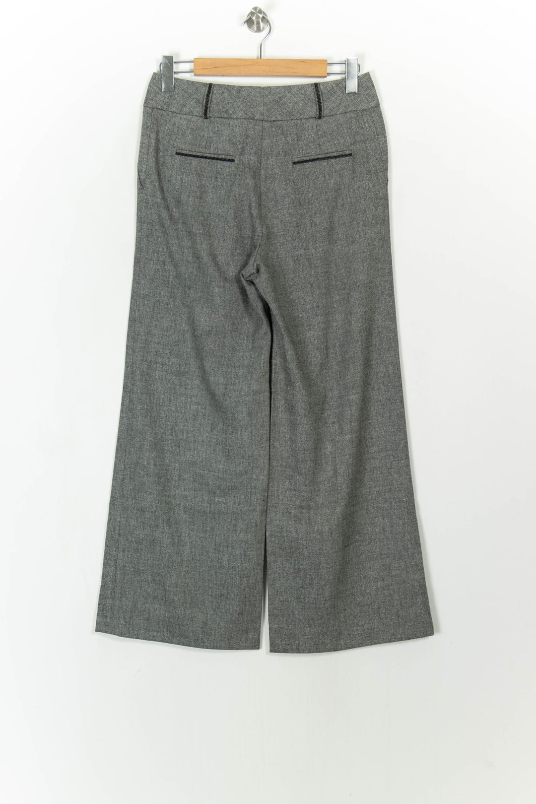Pantalon Large Gris - Taille L/40 de la marque Caroll | PARAD110778 - Vendu par Paradigme - Image 5
