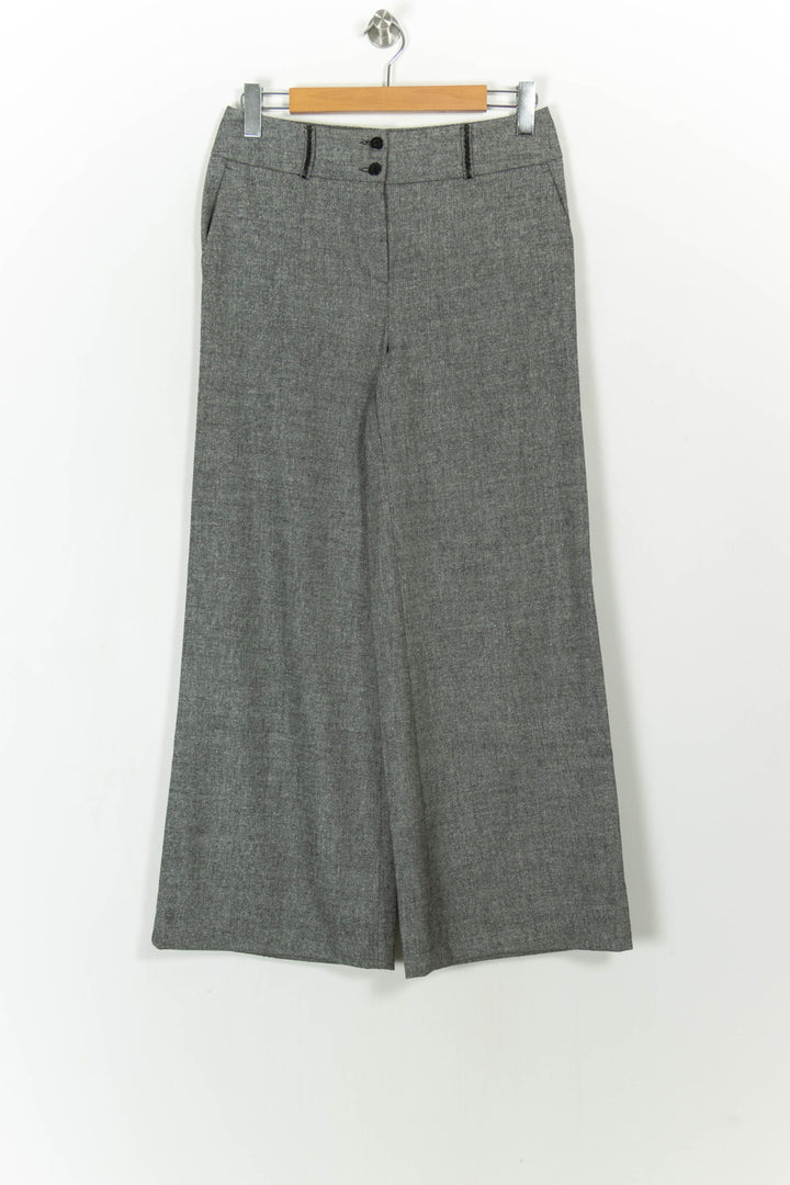 Pantalon Large Gris - Taille L/40 de la marque Caroll | PARAD110778 - Vendu par Paradigme - Image 2