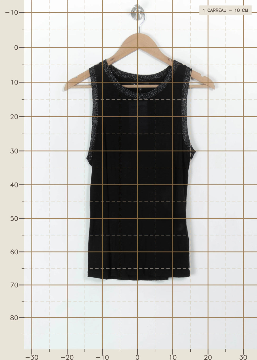 Débardeur Noir - Taille M/38 de la marque Maje | PARAD110783 - Vendu par Paradigme - Image 4