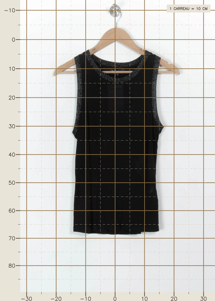 Débardeur Noir - Taille M/38 de la marque Maje | PARAD110783 - Vendu par Paradigme - Image 4