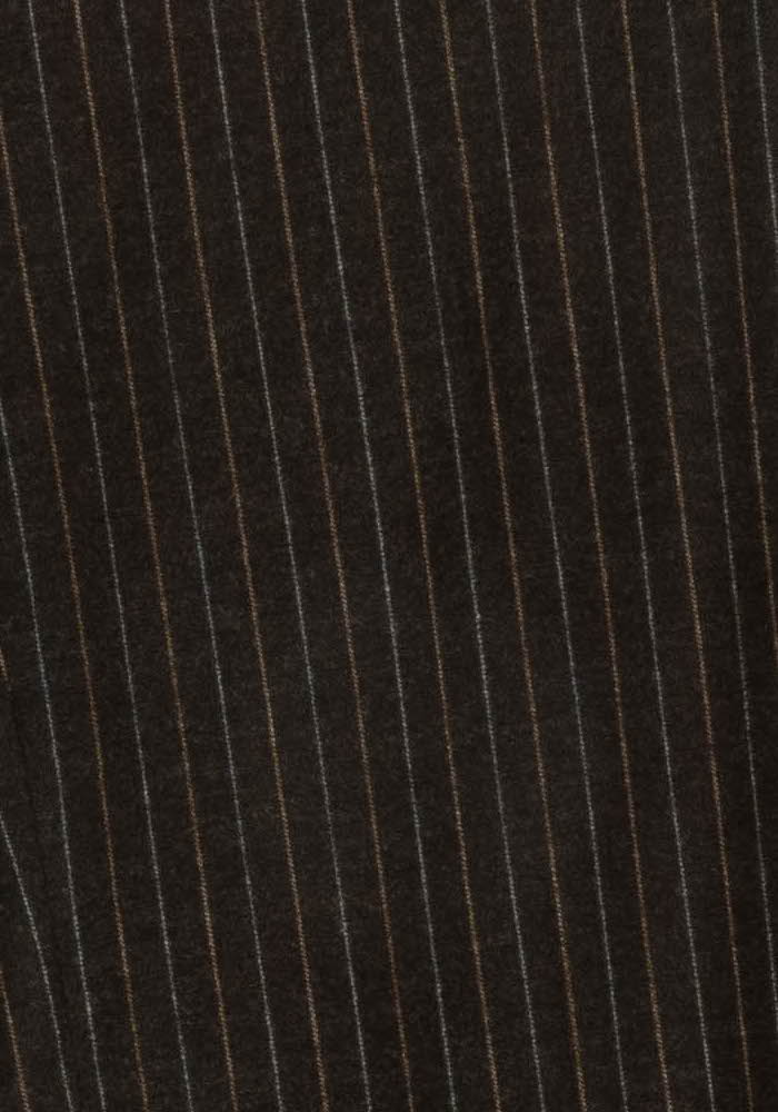 Pantalon Rayé Marron - Taille XL/42 de la marque Caroll | PARAD110785 - Vendu par Paradigme - Image 3