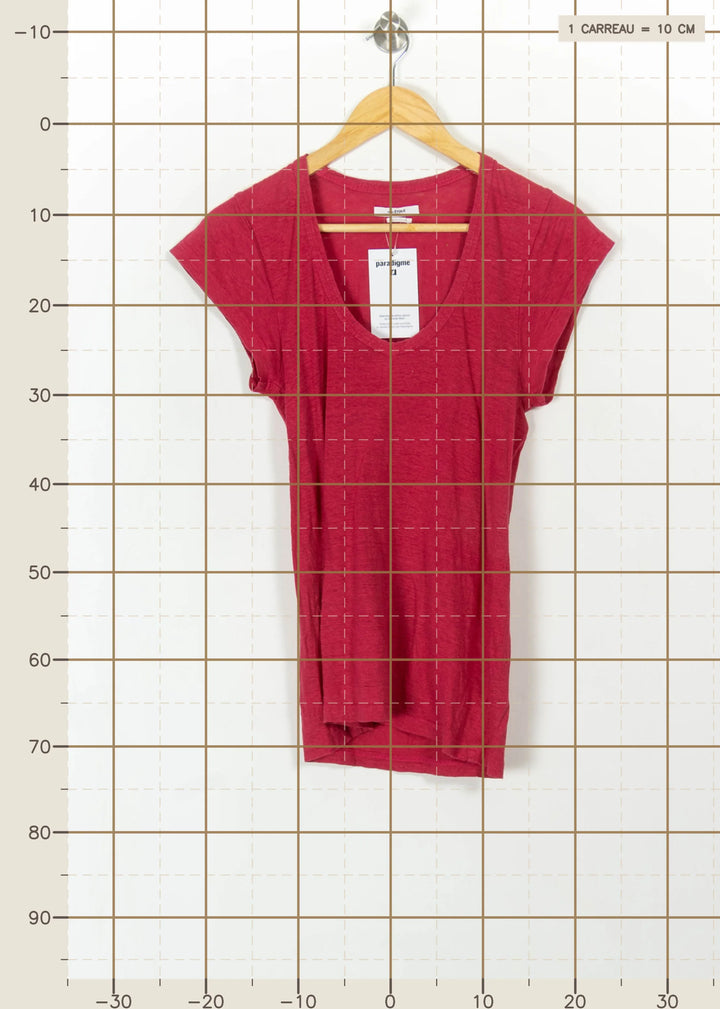 Tee-shirt Rose - Taille S/36 de la marque Isabel Marant étoile | PARAD110786 - Vendu par Paradigme - Image 4